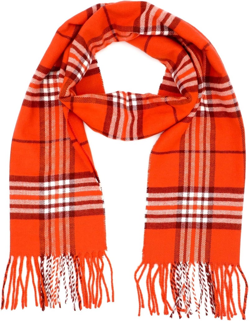 Achillea Scottish Tartan Plaid Scarf - Warm Cashmere Feel Winter Scarf, Scarves for Holiday, Christmas & Daily Wear - Image 1